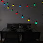 Home Deco Factory Guirlande Solaire 20 LED Multicolore 1070 cm