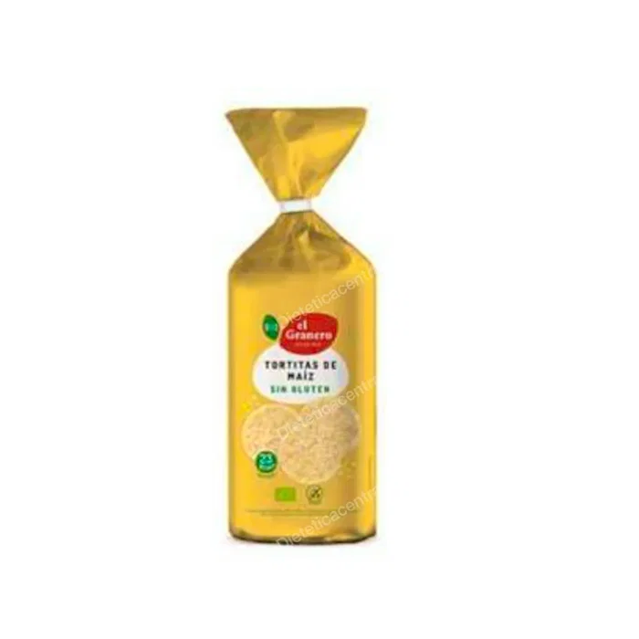 EL GRANERO Tortitas De Maiz 130Gr Bio - Galettes de Maïs Sans Gluten et Vegan - 130 g EL GRANERO Tortitas De Maiz 130Gr Bio - Galettes de Maïs Sans Gluten et Vegan - 130 g