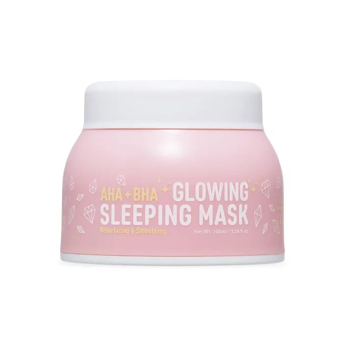 Look At Me, AHA + BHA Glowing Sleeping, Ressurfaçage, Masque de nuit, 100 ml Look At Me, AHA + BHA Glowing Sleeping, Ressurfaçage, Masque de nuit, 100 ml