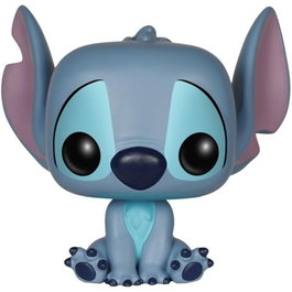 FUNKO - Figurine POP Vinyle Disney - Stitch Assis - 9 cm - Dans sa boîte