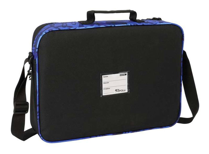 Safta Cartera Roller sac à dos pour enfant, activités extrascolaires, 38 x 28 x 6 cm, couleur bleu