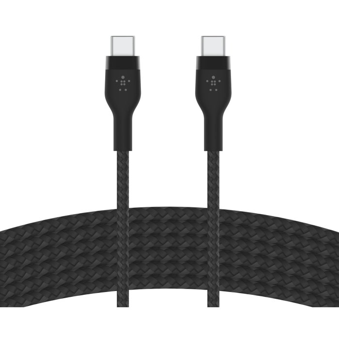 Belkin BoostCharge Pro Flex Câble USB-C à USB-C Tressé 3m Noir