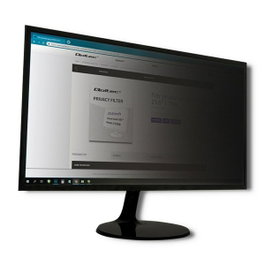 QOLTEC Filtre de privatisation RGPD naturel transparent 21,5 pouces