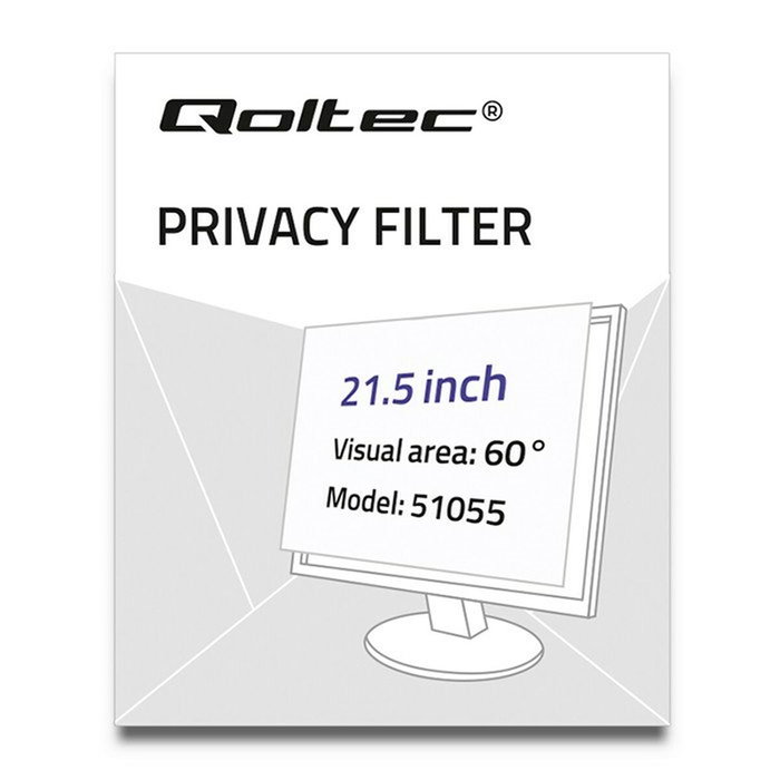 Qoltec Filtre de Confidentialité pour Moniteur 51055 Qoltec Filtre de Confidentialité pour Moniteur 51055