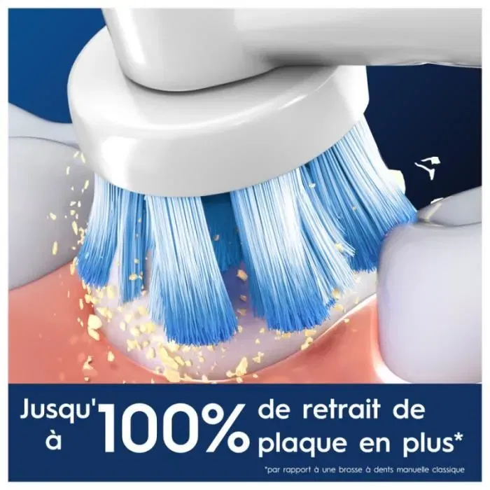 Oral-B Pro Sensitive Clean Brossettes de Rechange Ultra Douces pour Gencives Sensibles, Pack de 3
