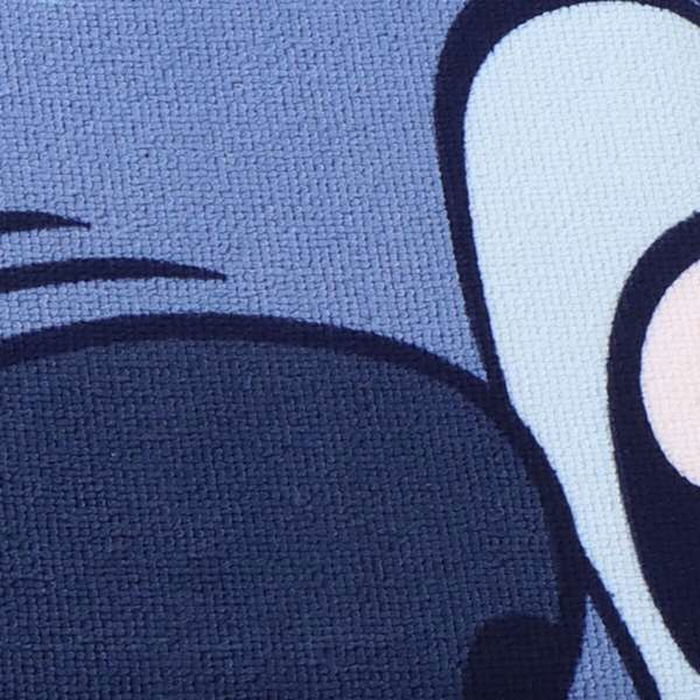 Serviette poncho avec capuche Stitch Bleu 55 x 77 cm