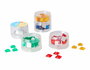Innspiro Set de Gemmes Acryliques Carrées 12x12mm Couleurs Basiques