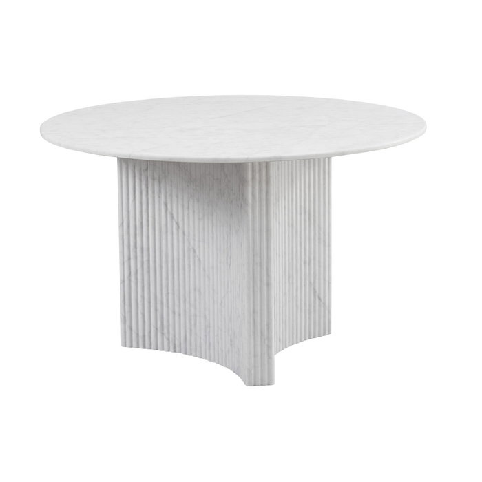 Home ESPRIT Table de Salle à Manger Blanc Granite Bois MDF 120 x 120 x 75 cm Home ESPRIT Table de Salle à Manger Blanc Granite Bois MDF 120 x 120 x 75 cm