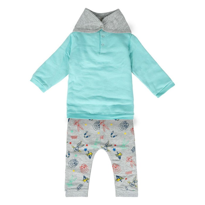 Looney Tunes Survêtement Bébé Bleu 3 Pièces Looney Tunes Survêtement Bébé Bleu 3 Pièces