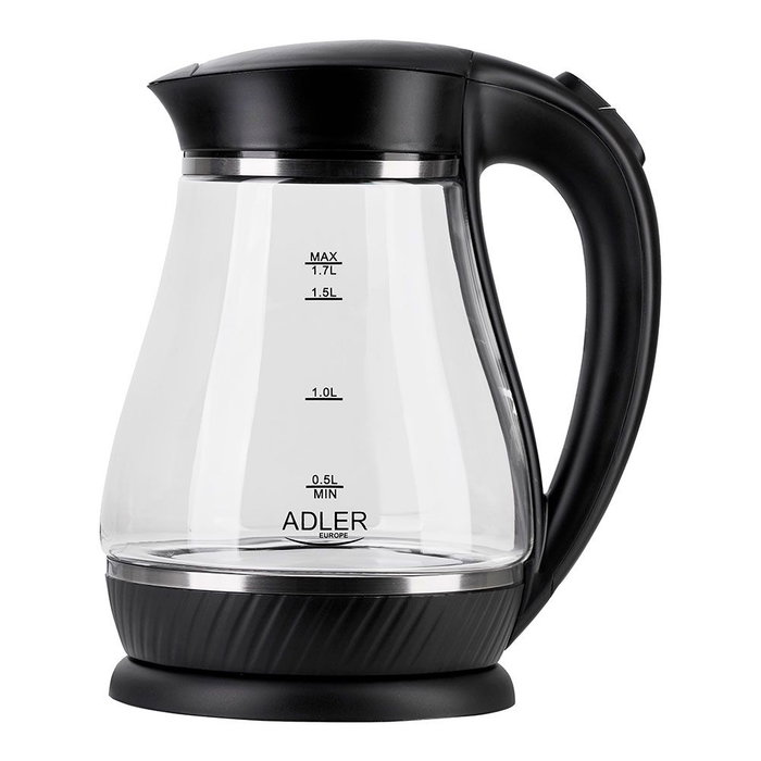 Bouilloire Adler AD 1274 2200 W 1,7 L Noir Acier inoxydable Bouilloire Adler AD 1274 2200 W 1,7 L Noir Acier inoxydable