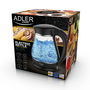 Bouilloire Adler AD 1274 2200 W 1,7 L Noir Acier inoxydable