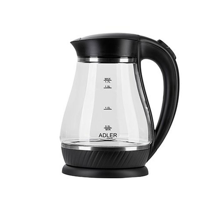 Bouilloire Adler AD 1274 2200 W 1,7 L Noir Acier inoxydable