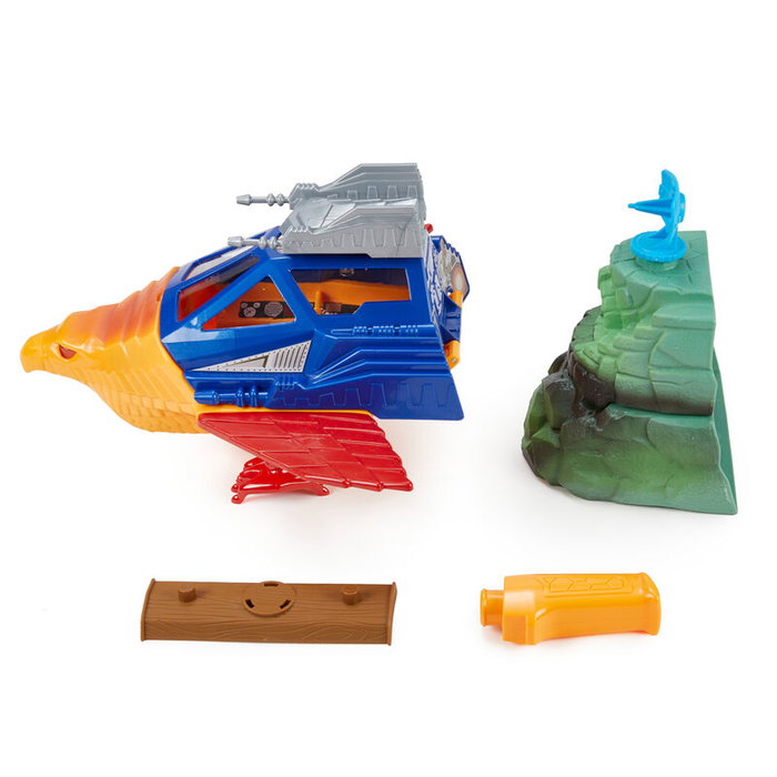 MATTEL Masters of the Universe - Point Dread et Talon Fighter, Véhicule de Combat avec Radar et Double Tourelle, Figurine Articulée, Compatible Castle Grayskull, À Partir de 6 Ans MATTEL Masters of the Universe - Point Dread et Talon Fighter, Véhicule de Combat avec Radar et Double Tourelle, Figurine Articulée, Compatible Castle Grayskull, À Partir de 6 Ans