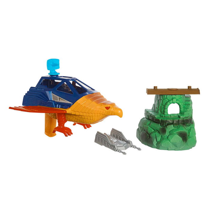 MATTEL Masters of the Universe - Point Dread et Talon Fighter, Véhicule de Combat avec Radar et Double Tourelle, Figurine Articulée, Compatible Castle Grayskull, À Partir de 6 Ans MATTEL Masters of the Universe - Point Dread et Talon Fighter, Véhicule de Combat avec Radar et Double Tourelle, Figurine Articulée, Compatible Castle Grayskull, À Partir de 6 Ans