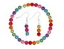 Innspiro 1200 perles rondes en plastique avec visages souriants de 7 mm