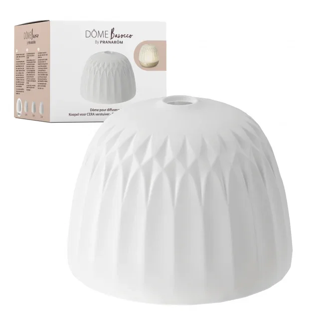 Pranarom Diffuseur Céra d'ambiance à dome décoratif Barocco pour cire parfumée Pranarom Diffuseur Céra d'ambiance à dome décoratif Barocco pour cire parfumée