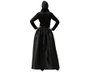 BigBuy Carnival Déguisement Vampiresse Noire avec Décolleté Rouge M/L