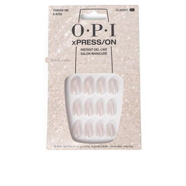 Opi xPRESS/ON Ongles Artificiels Nuances Iconiques #Throw Me a Kiss, 30 unités