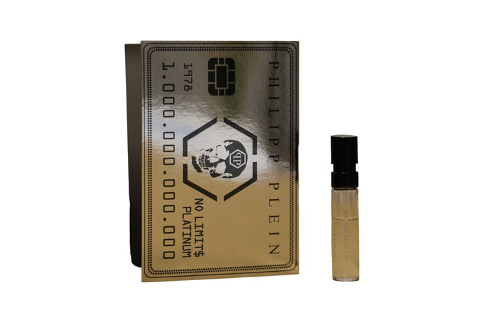 Philipp Plein No Limits Platinum - Eau de Parfum pour Homme - Flacon Vial 1.5 ml