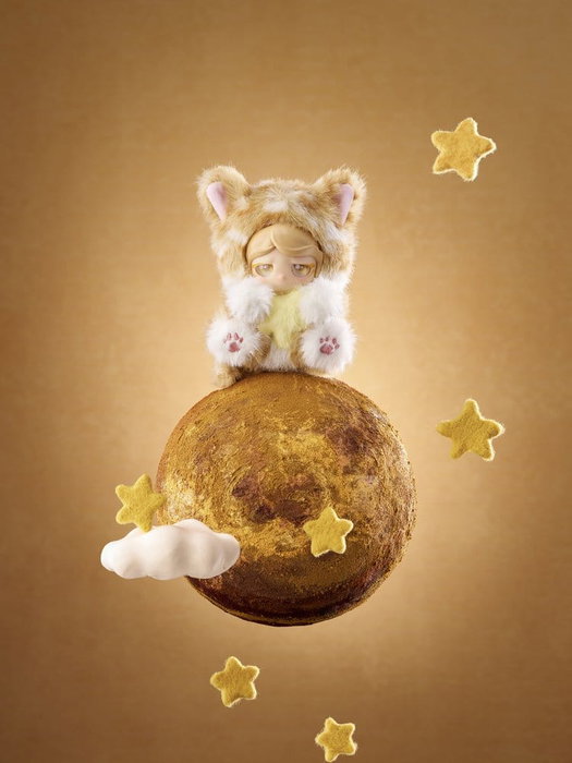 Shenzhen Mabell Animation Development Planet Cat Wishing Star Series Présentoir Boîte-Mystère de 6 Figurines Mini 11 cm