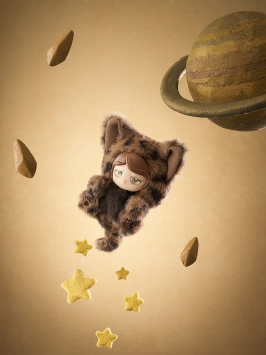 Shenzhen Mabell Animation Development Planet Cat Wishing Star Series Présentoir Boîte-Mystère de 6 Figurines Mini 11 cm