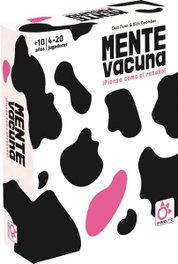 Mercurio Juego Mente Vacuna - Jeu de réflexion 'Pense comme le troupeau !' - Dimensions 13x16x4,5 cm - Version espagnol