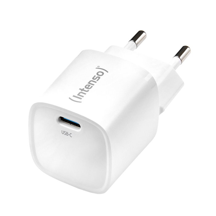 Intenso W30C² Chargeur mural GaN 30W USB-C Blanc Intenso W30C² Chargeur mural GaN 30W USB-C Blanc