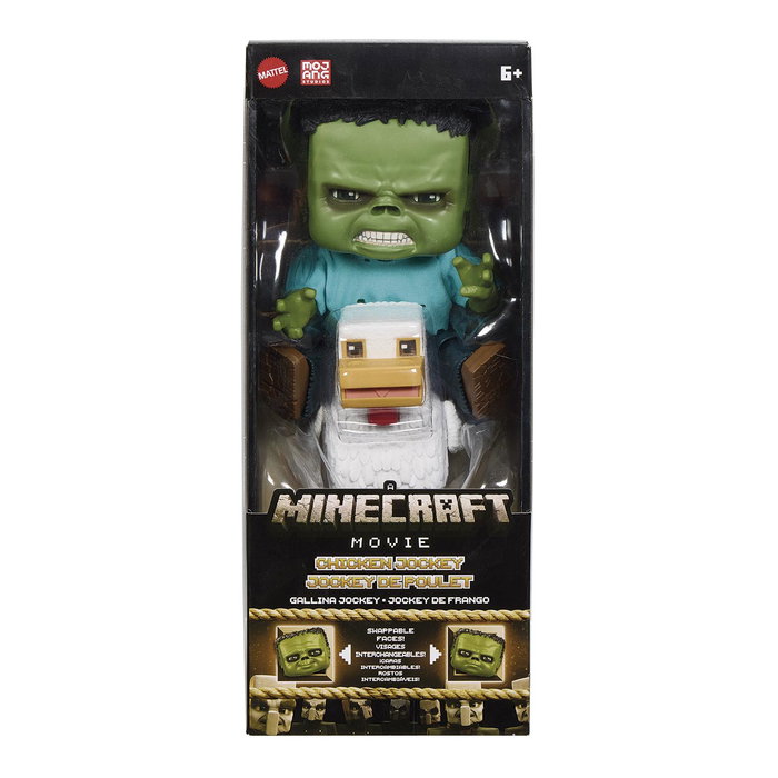 MATTEL Peluche Chicken Jockey Minecraft JNC44 MATTEL Peluche Chicken Jockey Minecraft JNC44