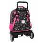 Cartable Kuromi Noir Fuchsia 33 x 45 x 22 cm