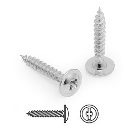 UCAFIX Vis pour poignée en fer, filetage bois, 7,8 mm (Pack de 100) survives