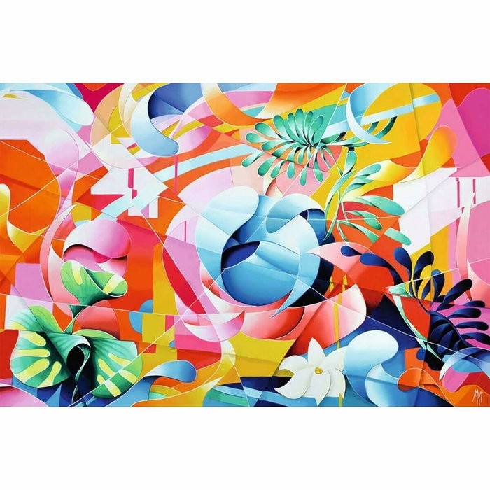 Ravensburger Puzzle Nathan Abstraction Végétale Amaury Dubois 3000 pièces