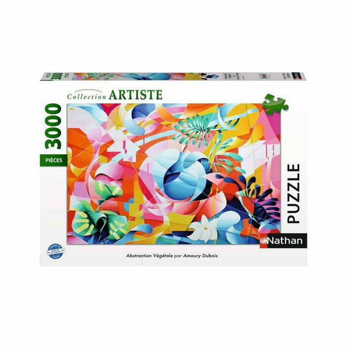 Ravensburger Puzzle Nathan Abstraction Végétale Amaury Dubois 3000 pièces