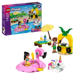 LEGO Friends 42658 La Fête dans la piscine avec bouées licorne et flamant rose
