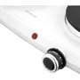 Sencor Plaque chauffante portable SCP 2271WH-EUE4 - 2500 W, 2 plaques (18 et 15 cm), thermostat réglable, sécurité surchauffe, pour camping