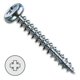 ABC SPAX-S Vis à bois tête ronde Pozidriv SPAX WIROX A3J 16 mm x 4 mm
