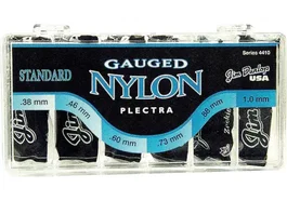 DUNLOP Boîte de 216 Médiators Nylon - 6 Tailles
