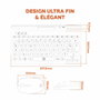 Mobility Lab CP420W Mini Ensemble clavier et souris Noir AZERTY