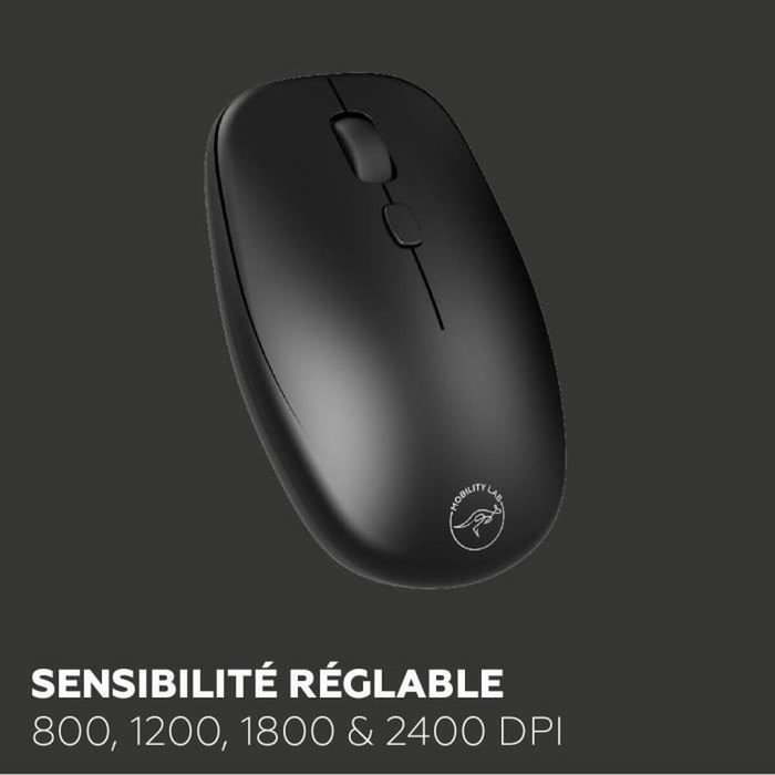 Mobility Lab CP420W Mini Ensemble clavier et souris Noir AZERTY Mobility Lab CP420W Mini Ensemble clavier et souris Noir AZERTY