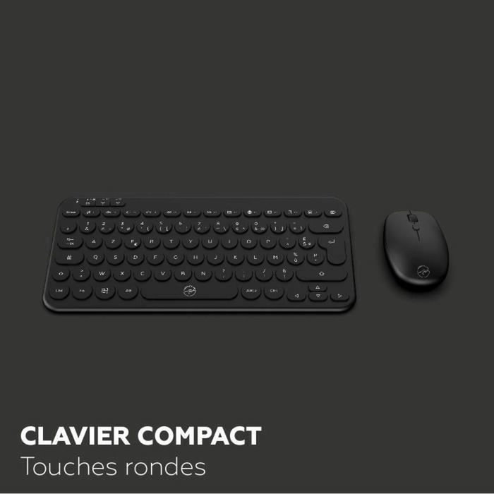 Mobility Lab CP420W Mini Ensemble clavier et souris Noir AZERTY Mobility Lab CP420W Mini Ensemble clavier et souris Noir AZERTY