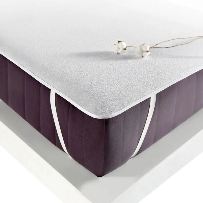 Protège-matelas Mansion pour lit 2 personnes - 200 x 200 cm - Blanc