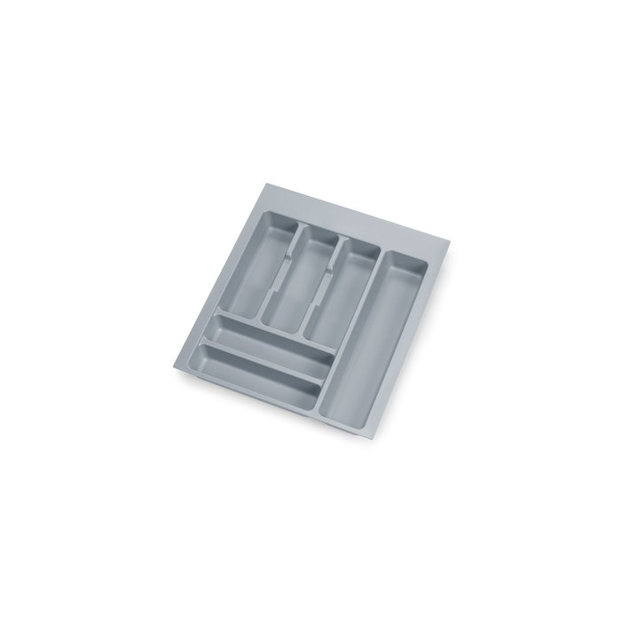 Emuca Range-couverts Optima pour tiroir universel, module 450mm, Plastique, Gris Emuca Range-couverts Optima pour tiroir universel, module 450mm, Plastique, Gris