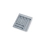 Emuca Range-couverts Optima, Module 450mm, Gris