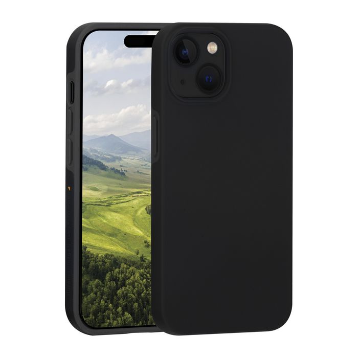 dbramante1928 Coque iPhone 15 Plus Iceland Ultra avec protection D3O et aimant MagSafe intégré - Noir - Modèle ultra mince et recyclable (4m/13ft impact)