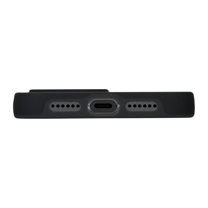 dbramante1928 Coque iPhone 15 Plus Iceland Ultra avec protection D3O et aimant MagSafe intégré - Noir - Modèle ultra mince et recyclable (4m/13ft impact)