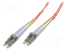 DIGITUS Patch cord en fibre optique OM2 LC/UPC 1m orange