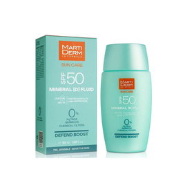 Martiderm - Minerald Fluid Écran Solaire SPF50 - Protection UVA/UVB - Fluide Matifiant Visage - Flacon de 50 ml
