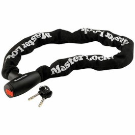 Master Lock Antivol moto avec chaîne de 1 m en acier cémenté de 10 mm