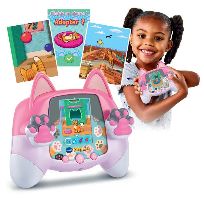 Vtech Kitty Life Rose Multicolore Vtech Kitty Life Rose Multicolore
