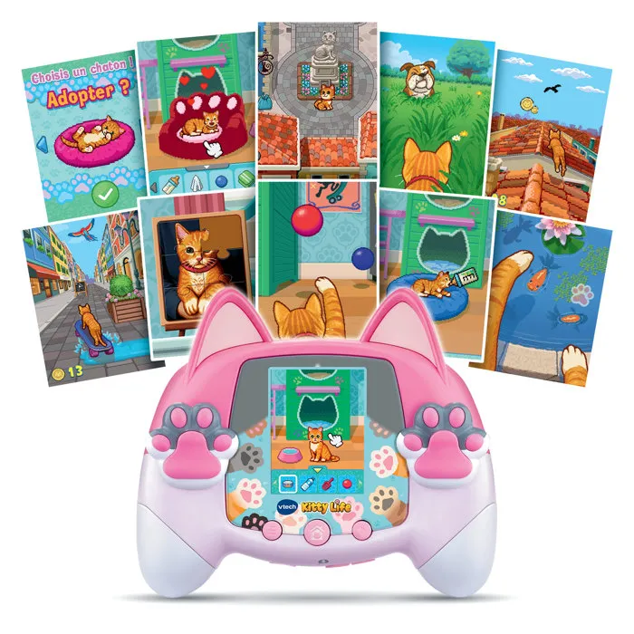 Vtech Kitty Life Rose Multicolore Vtech Kitty Life Rose Multicolore