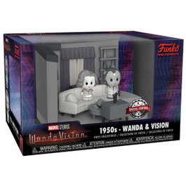 Funko Pop Marvel WandaVision Mini Moments Wanda & Vision Noir et Blanc